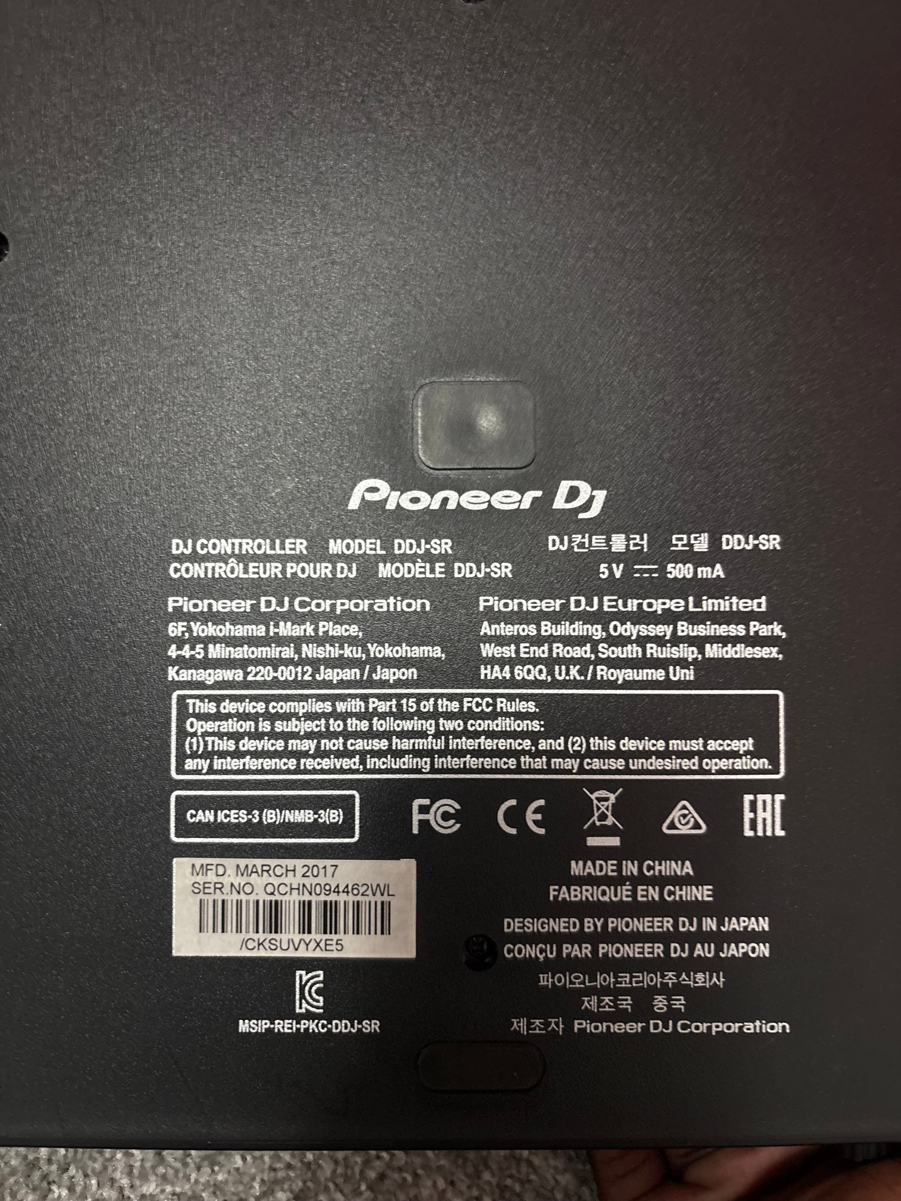 Pioneer DDJ-SX2 DJ Controller